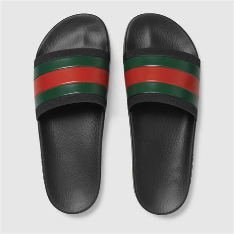 men's web gucci slides|gucci slides men sale.